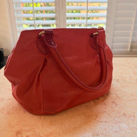 J. Crew Vintage Soft Genuine Leather Shoulder / Crossbody Bag - Picture 3 of 9